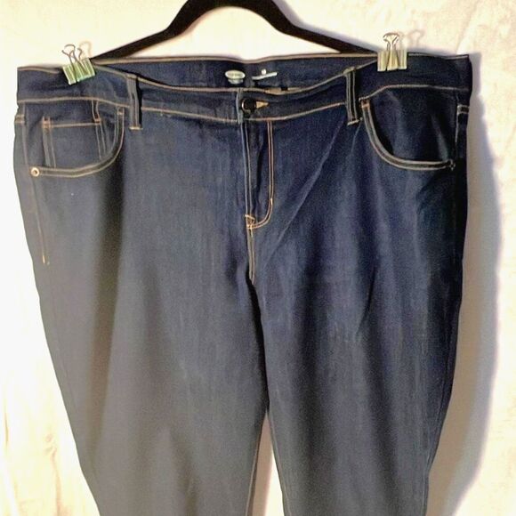 Mid-Rise Wow Boyfriend Straight Jeans - Size 18 - Picture 1 of 6